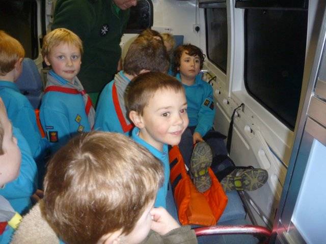 Beavers, SJA Ambulance, Feb 2011 8