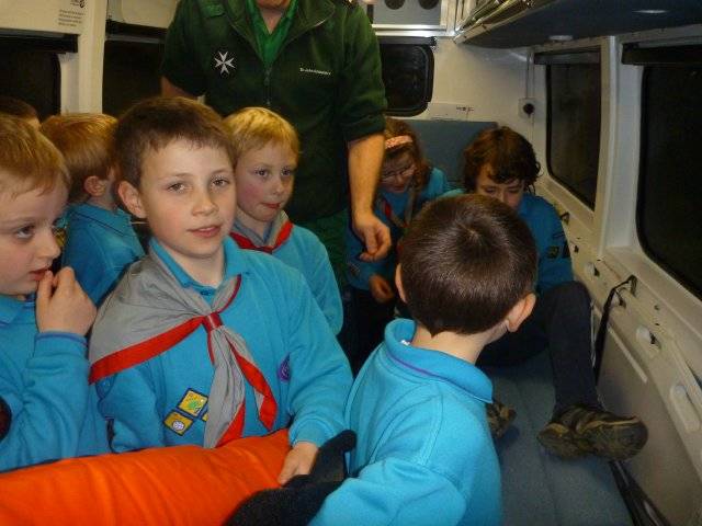 Beavers, SJA Ambulance, Feb 2011 9