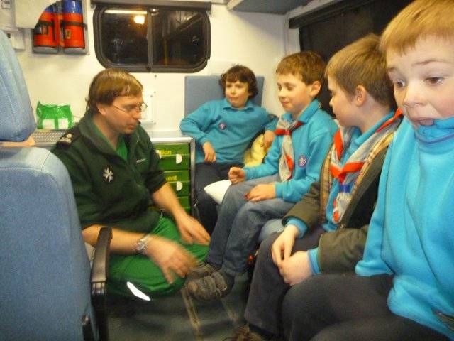 Beavers, SJA Ambulance, Feb 2011 10