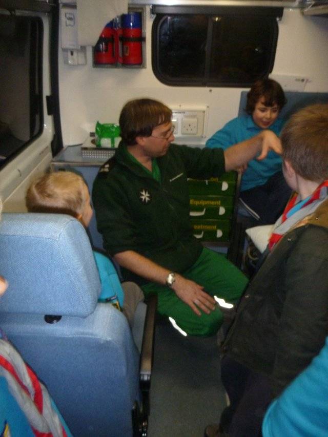 Beavers, SJA Ambulance, Feb 2011 11